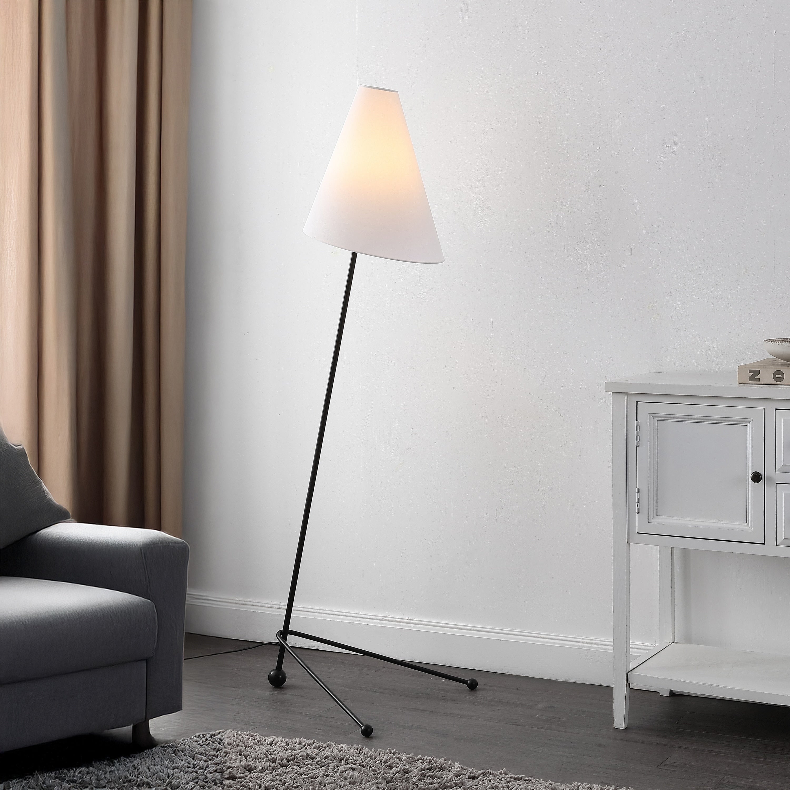 Safavieh Lighting Norrie 63 Inch Metal Floor Lamp 22 W X 22 D X 63 H