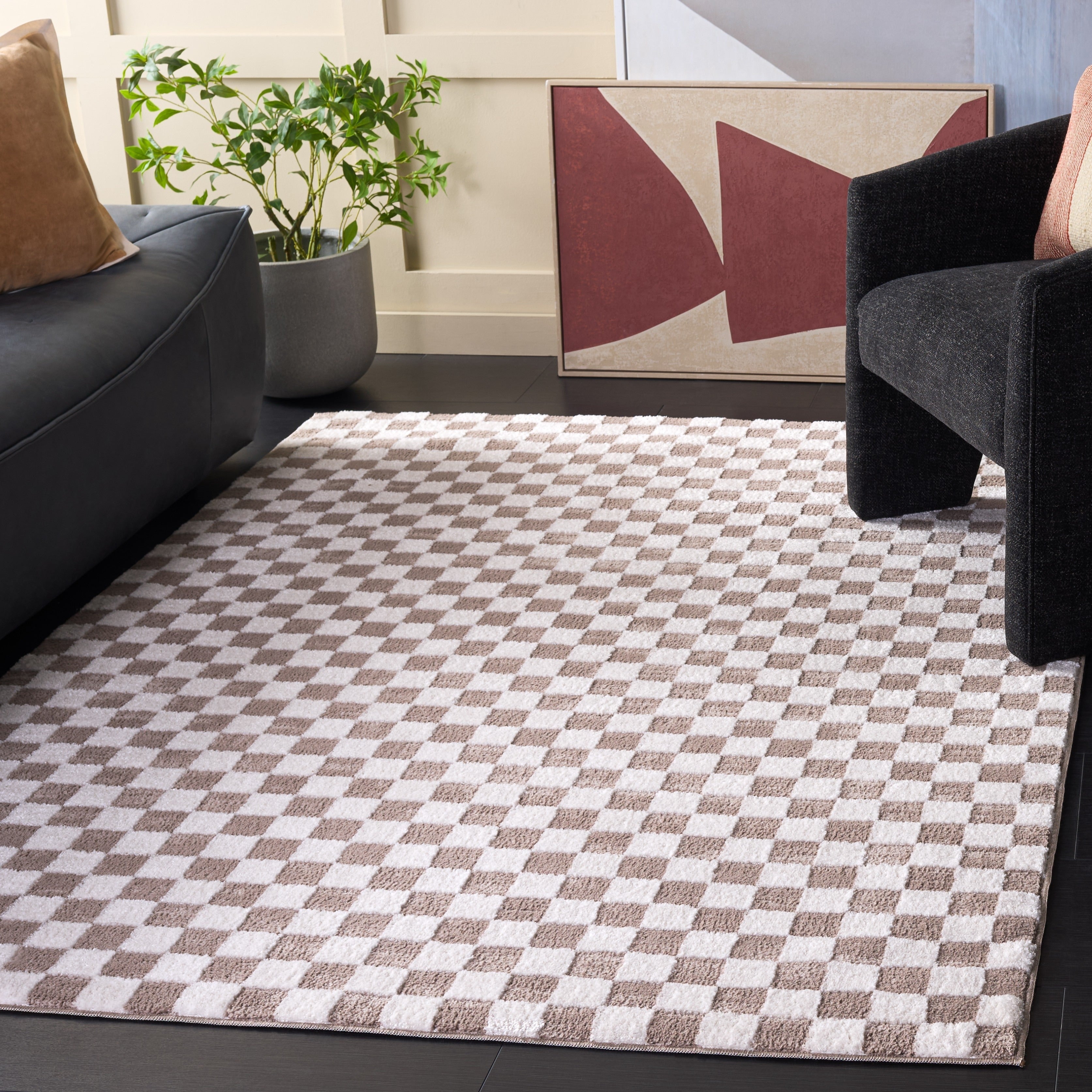 Safavieh Lunara Orli Checkered Area Rug
