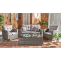 Safavieh Outdoor Living Lorma 4 Piece Patio Set 55 W X 32 D X 33 H