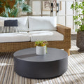 Safavieh Outdoor Living Tina Round Coffee Table 35 W X 35 D X 11 H