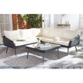 Safavieh Outdoor Onri 3 Piece Sofa Set 32 W X 32 D X 16 H