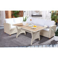 Safavieh Outdoor Living Jovita 3 Piece Sectional Set 71 W X 27 D X 29 H