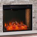 Sei Furniture 23 Inch Criss Cross Electric Firebox 24 W X 9 D X 20 H