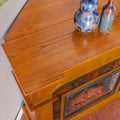 Copper Grove August Oak Electric Fireplace