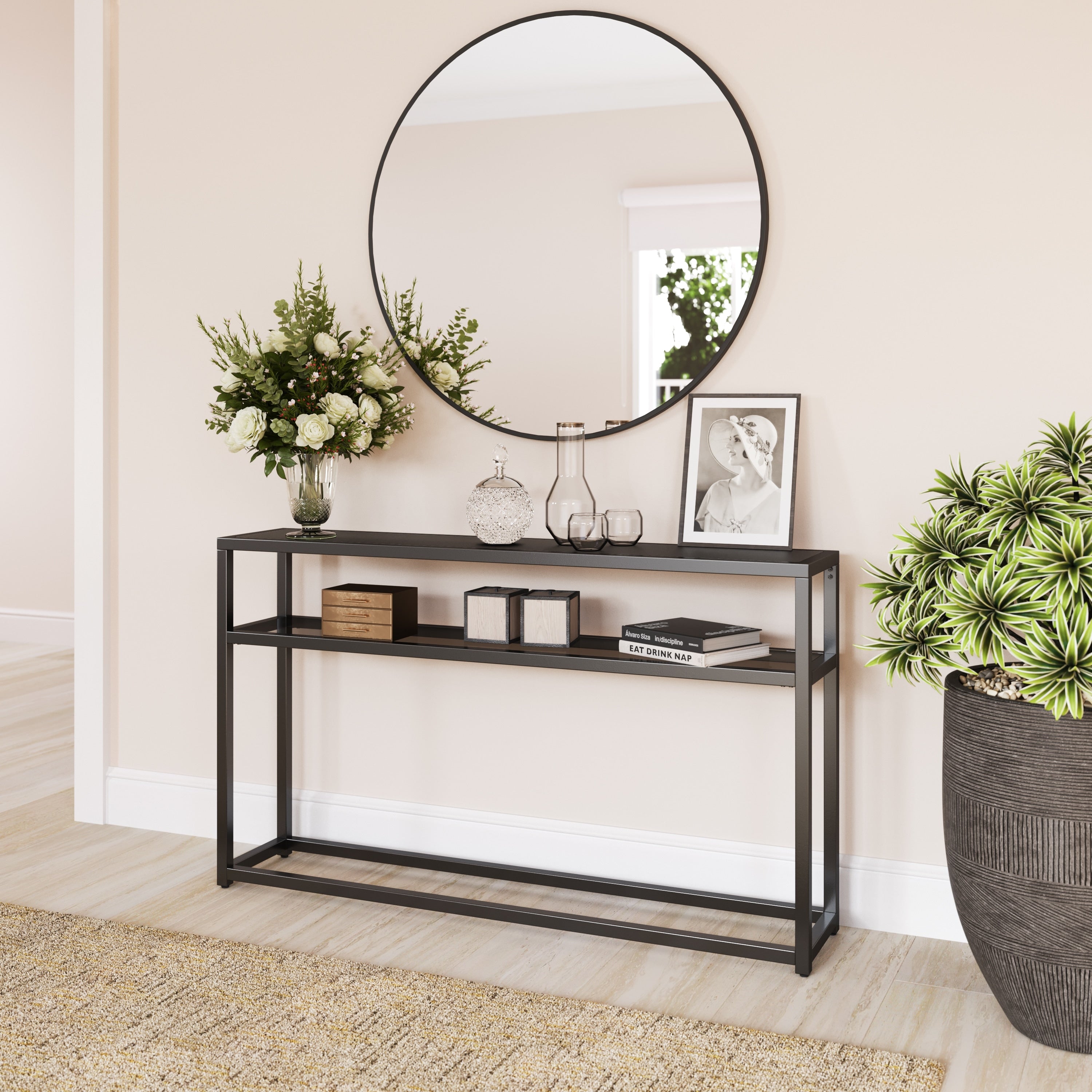 Holly Martin Baldrick Modern Console Table Black