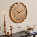 Sei Furniture Beda Wood Clock 24 W X 2 D X 24 H