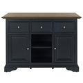 Sei Furniture Brayden 2 Door 3 Drawer Island 52 W X 32 D X 36 H