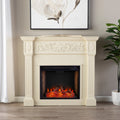 Sei Furniture Calvert Criss Cross Electric Electric Fireplace 15 W X 40 D X 45 H