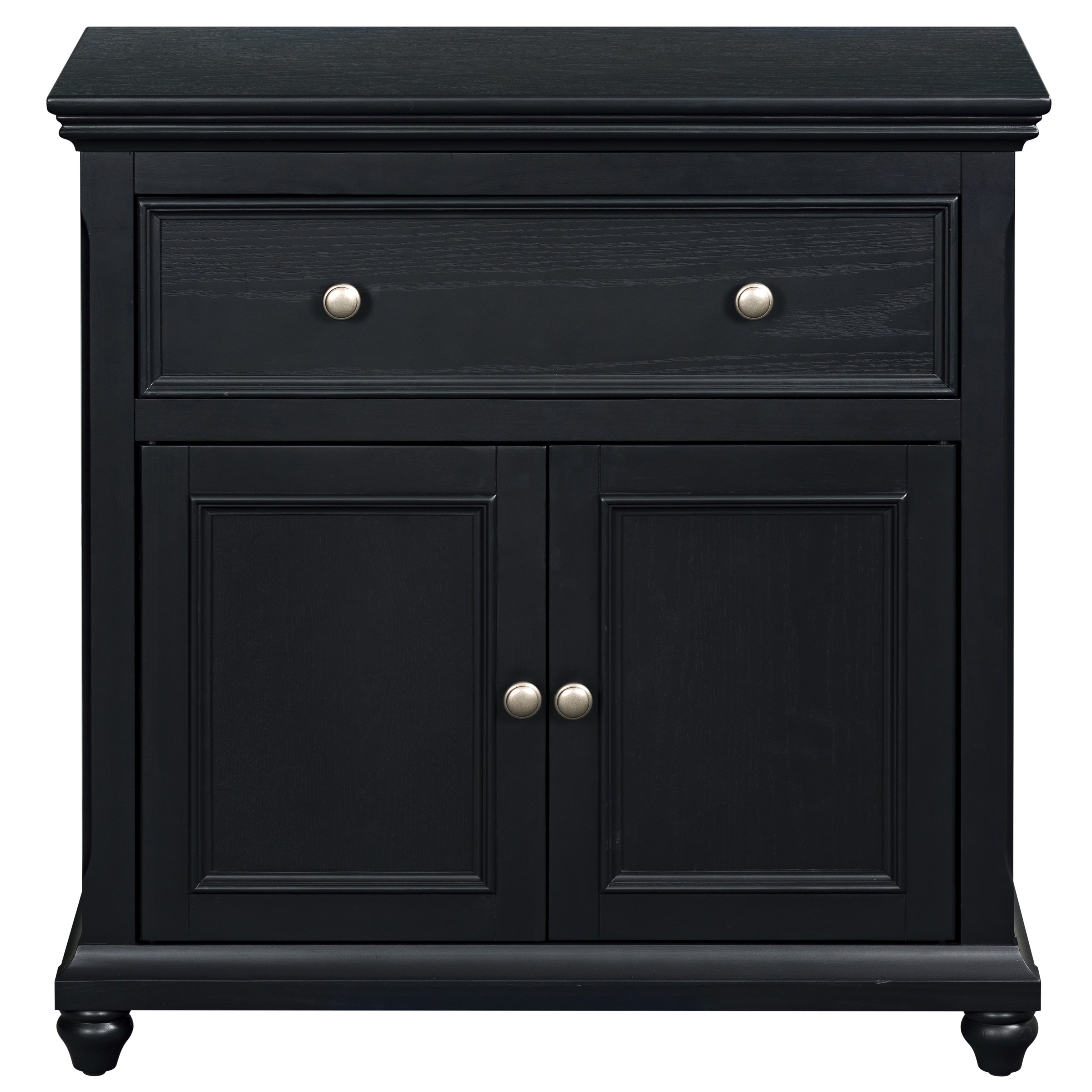Sei Furniture Carl 2 Door 1 Drawer Cabinet 32 W X 15 D X 32 H