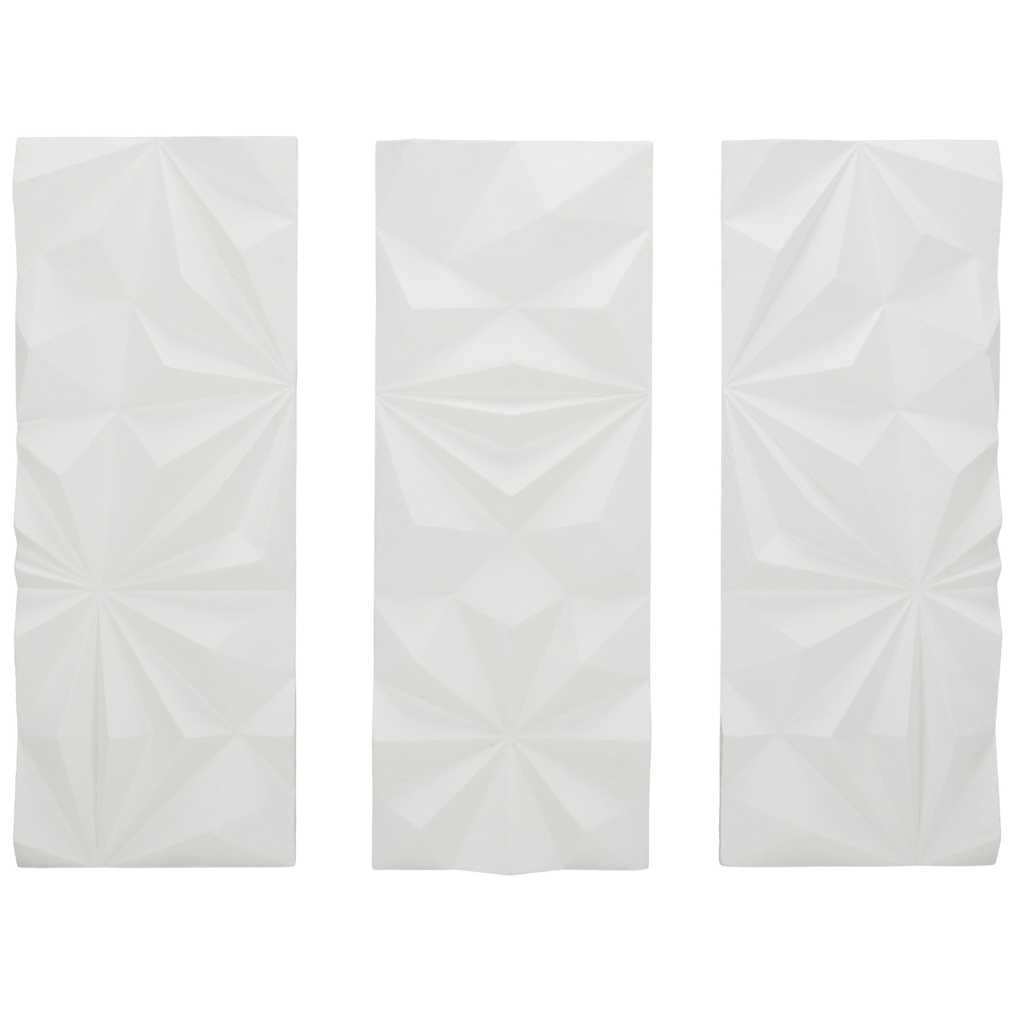 Sei Furniture Cindy 3 Piece Abstract Wall Decor