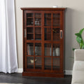 Harper Blvd Espresso Sliding Door Media Storage Cabinet
