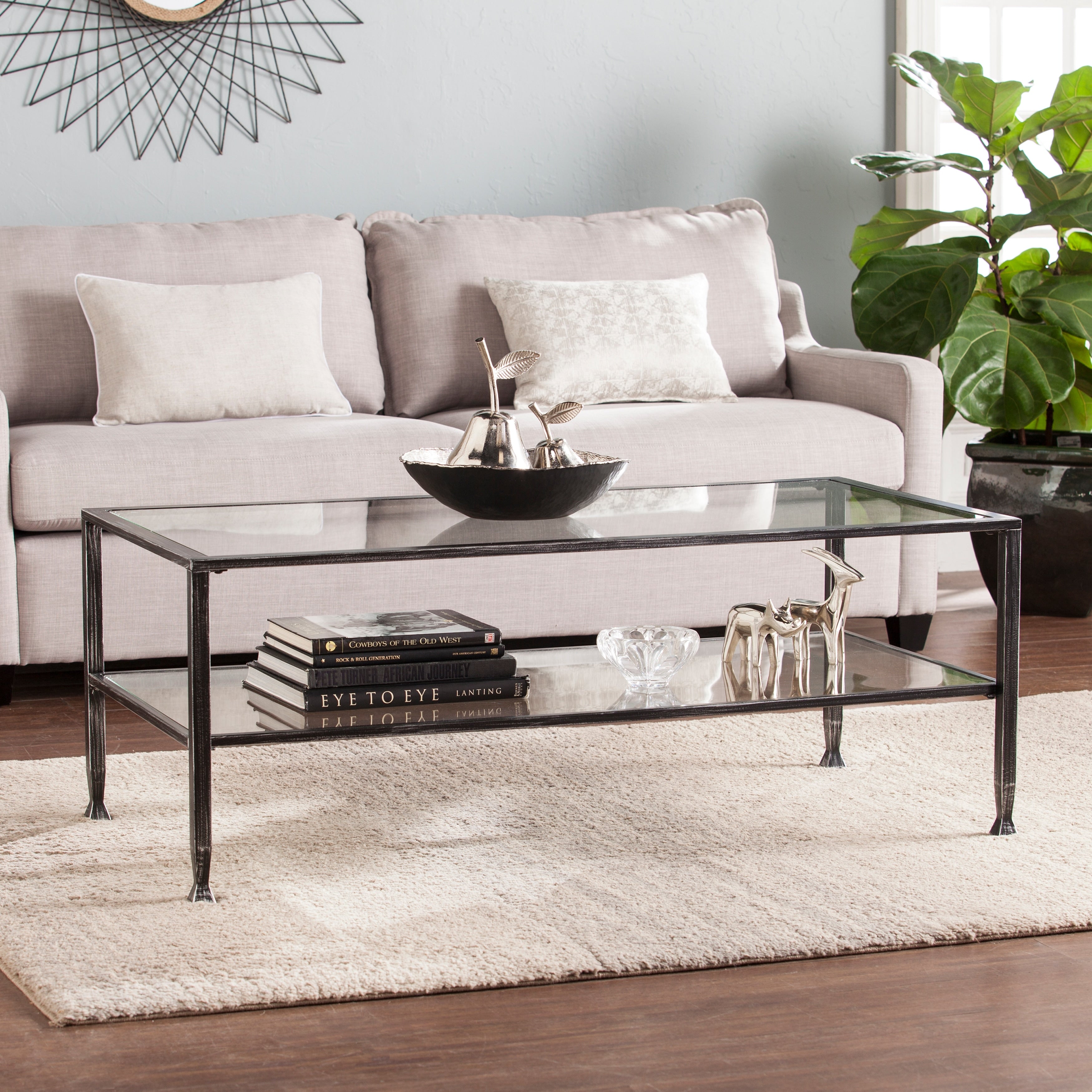 Carbon Loft Glenn Black Metal Cocktail Table