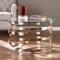 Silver Orchid Grant Cocktail Coffee Table
