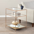 Silver Orchid Grant Side End Table