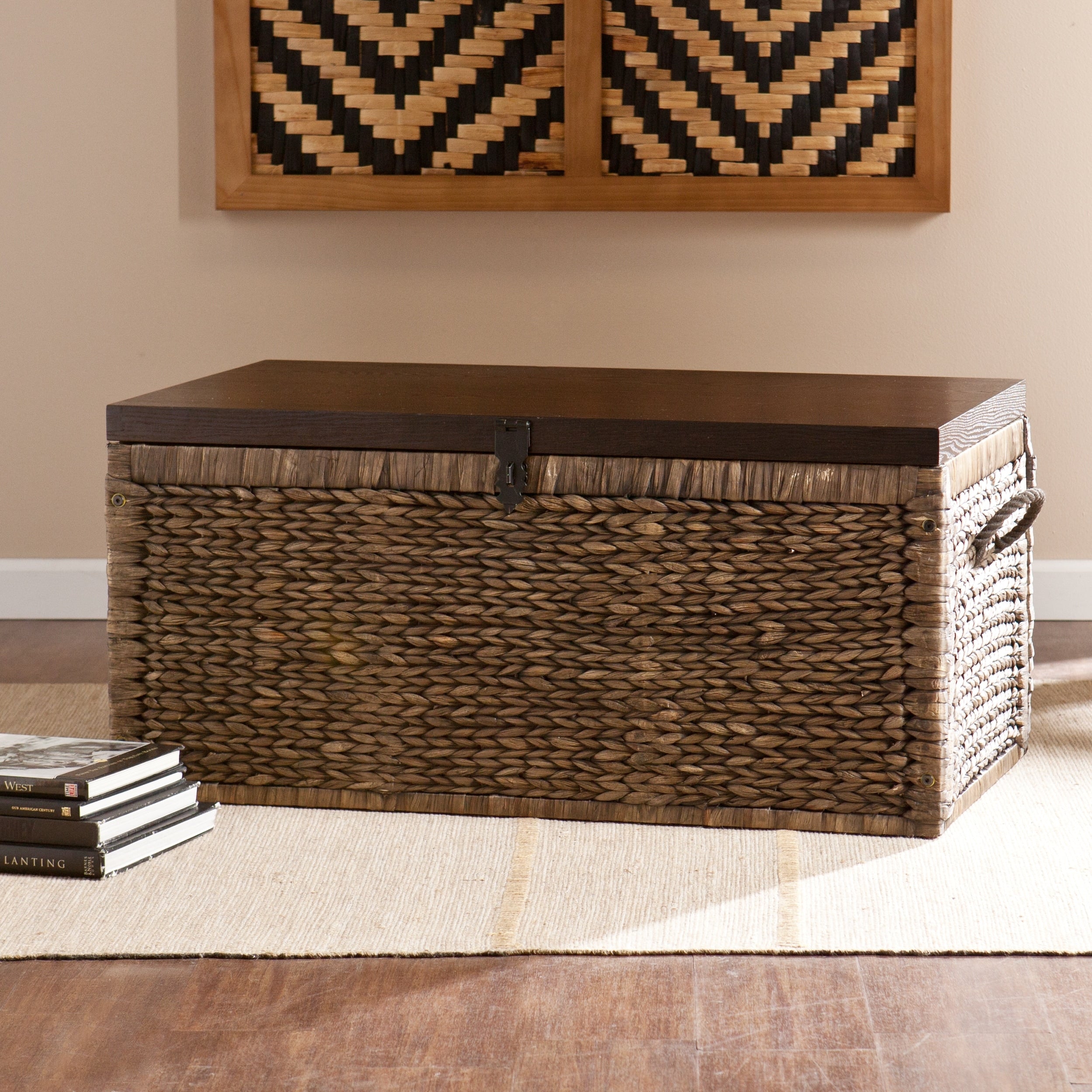 Sei Furniture Harrowell Storage Trunk 38 W X 22 D X 18 H