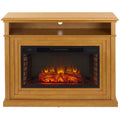 Sei Furniture Hellen Wood Mantel With 33 Inch Firebox 43 W X 16 D X 40 H