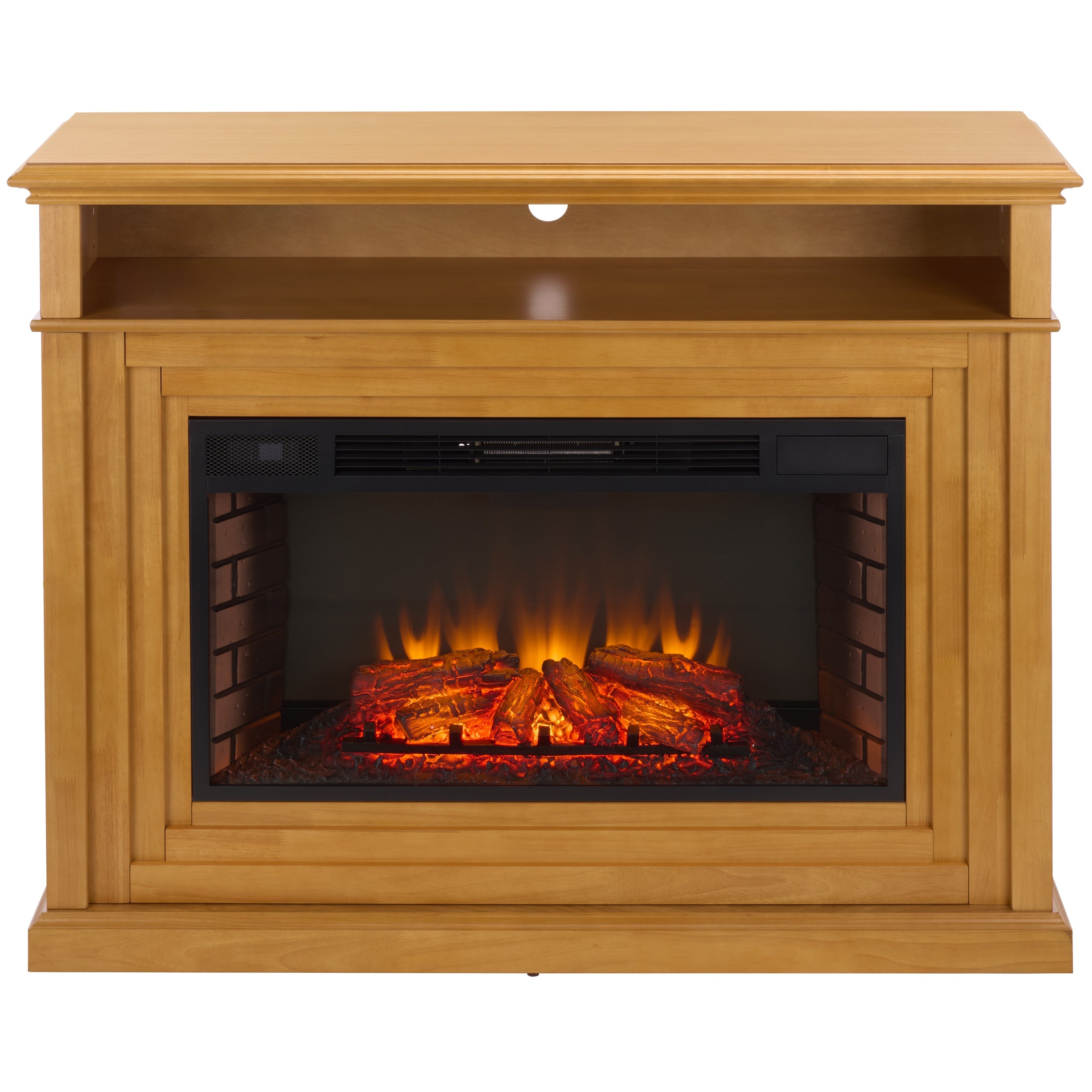 Sei Furniture Hellen Wood Mantel With 33 Inch Firebox 43 W X 16 D X 40 H