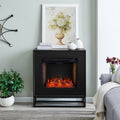 Sei Furniture Holly Martin Frescan Contemporary Criss Cross Electric Electric Fireplace 14 W X 33 D X 37 H
