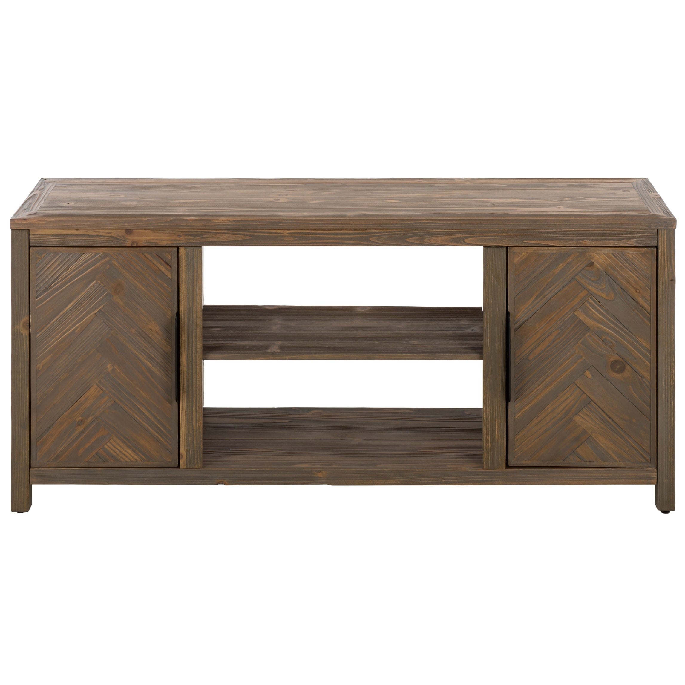 Sei Furniture Jerah 2 Cabinet Reclaimed Fire Sideboard 55 W X 15 D X 26 H