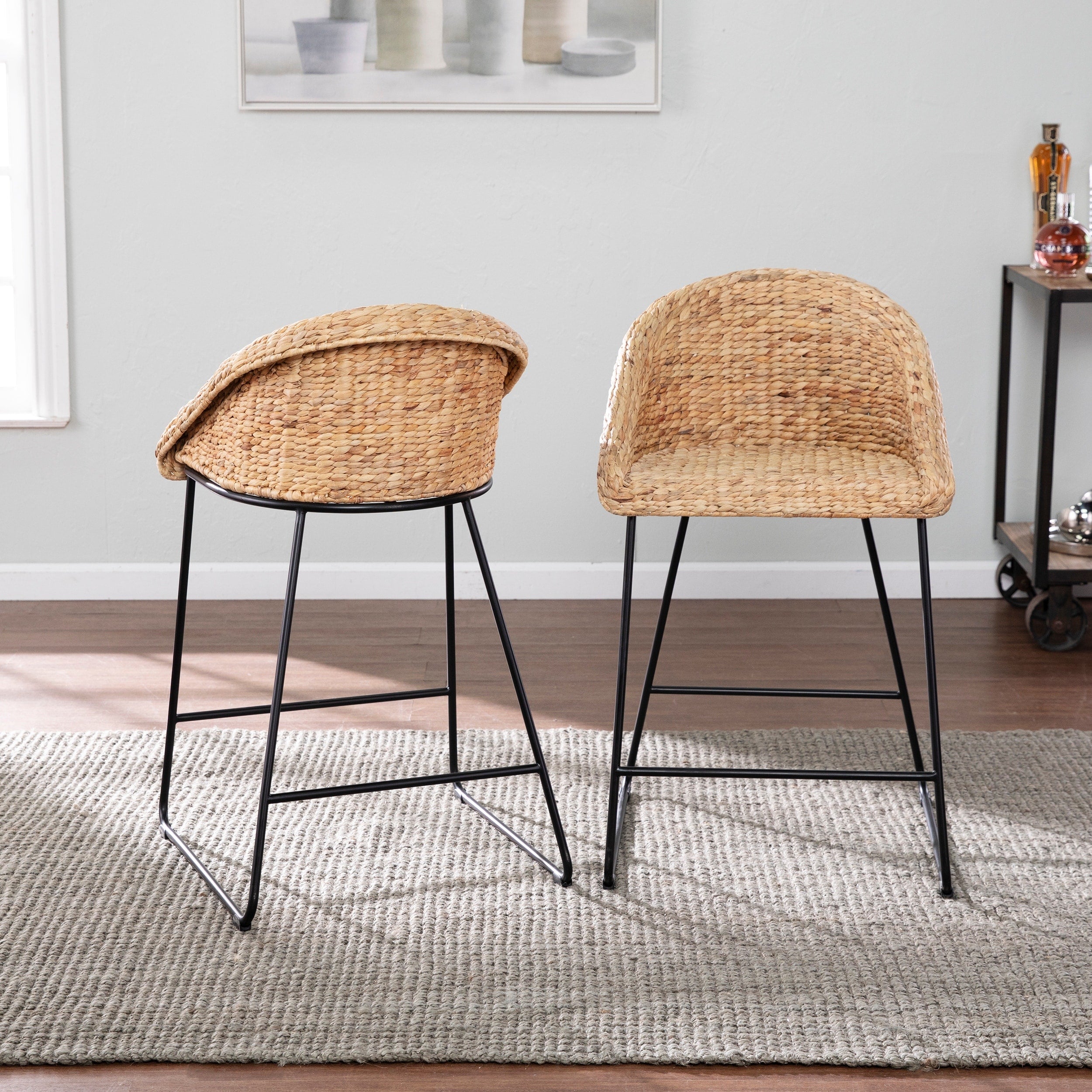 Sei Furniture Landrine Counter Stool Set 21 W X 22 D X 35 H