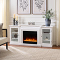 Sei Furniture Lincoln 4 Shelf Electic Fireplace With Firebox 70 W X 16 D X 32 H