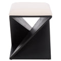 Sei Furniture Lucy Wooden Stool With Cushion