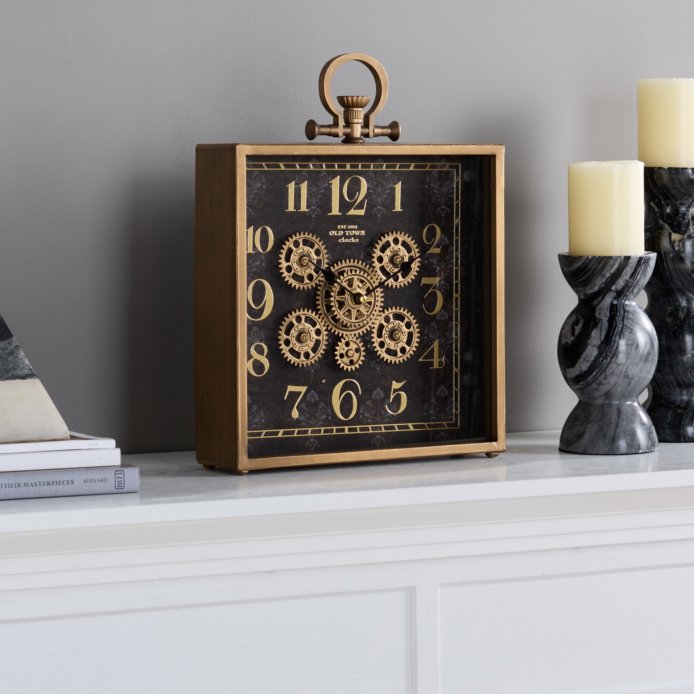 Sei Furniture Maximilian Table Wall Clock 12 W X 3 D X 15 H