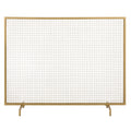 Sei Furniture Paccora Flat Iron Fireplace Screen 38 W X 8 D X 30 H