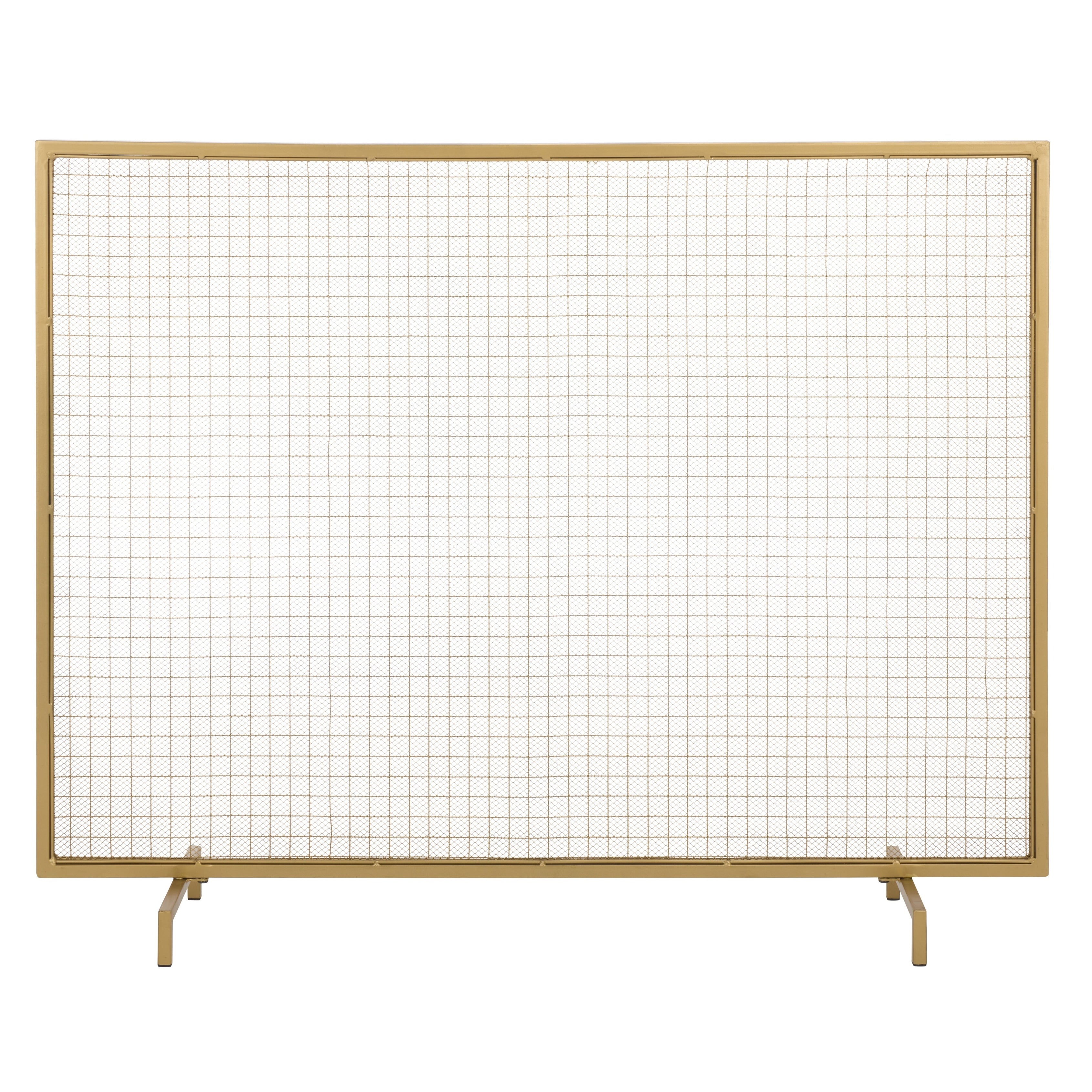 Sei Furniture Paccora Flat Iron Fireplace Screen 38 W X 8 D X 30 H