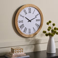 Sei Furniture Parvin Wood Clock 22 W X 1 D X 22 H