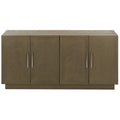 Sei Furniture Quesil 4 Door Reclaimed Oak Sideboard 60 W X 15 D X 30 H