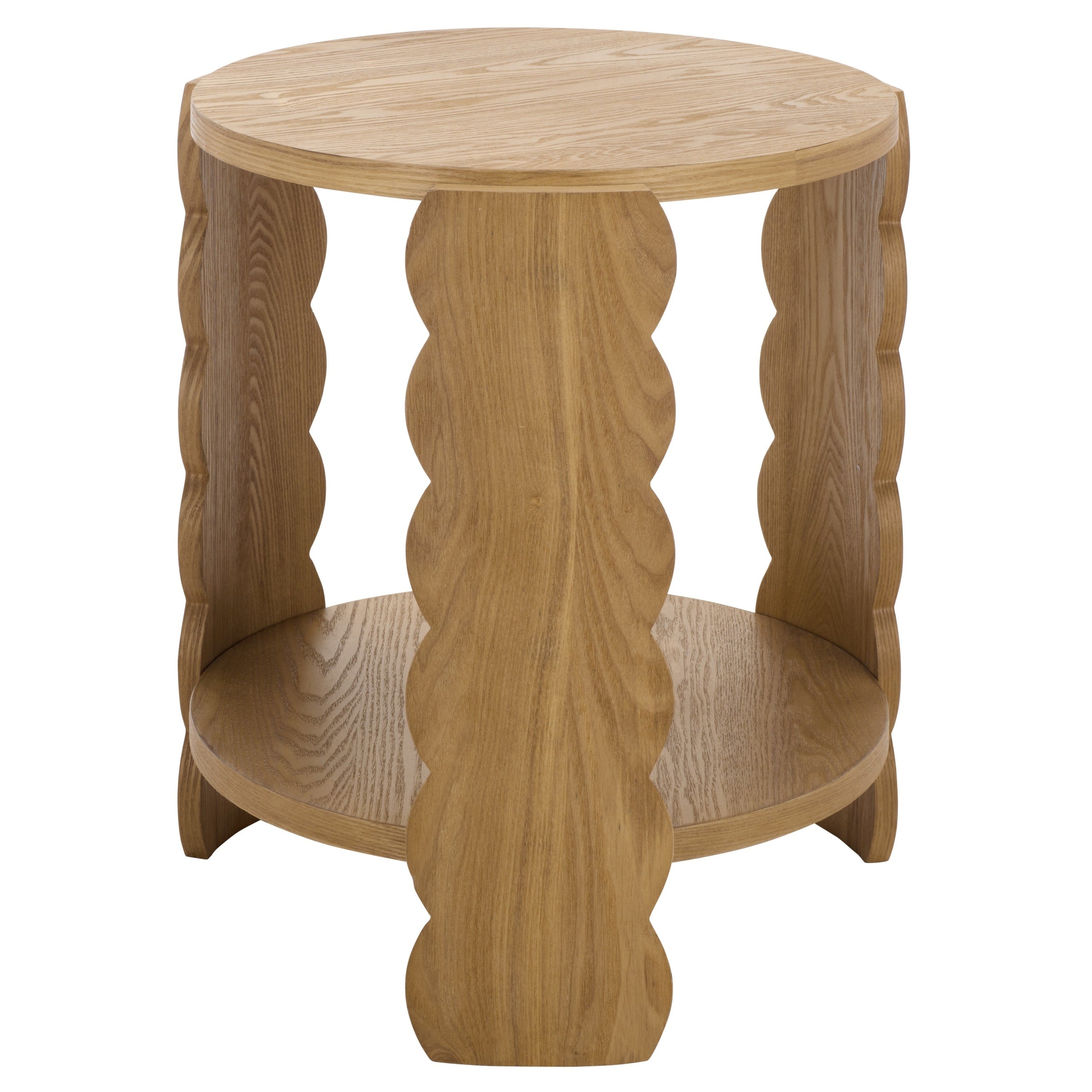 Sei Furniture Randy Round Wooden Table 19 W X 19 D X 22 H