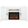 Sei Furniture Rebecca 2 Door Wood Fireplace 58 W X 16 D X 32 H