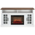 Sei Furniture Rylee 2 Door Wood Fireplace 58 W X 16 D X 32 H