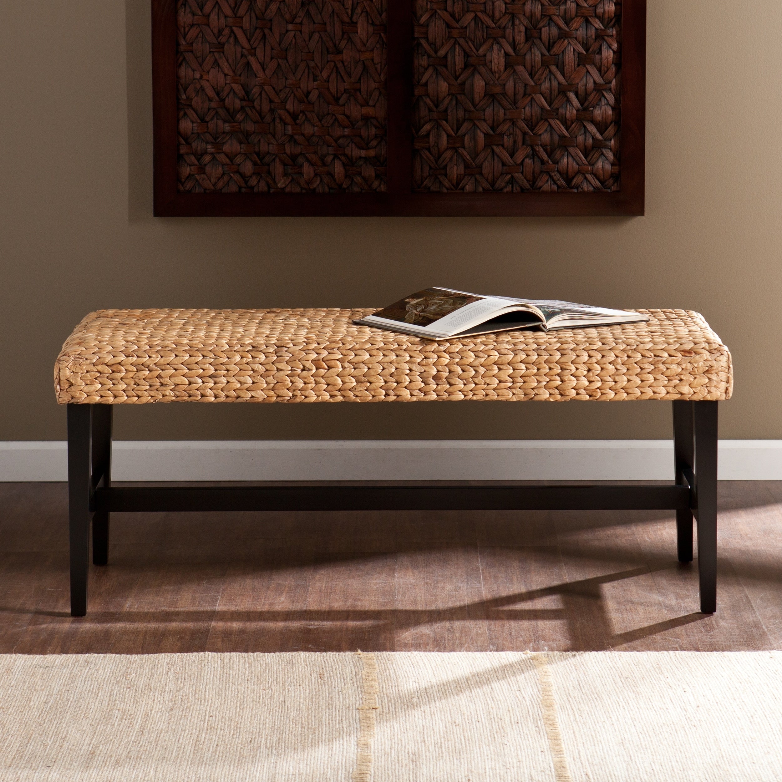 Sei Furniture Standerson Entryway Table Bench