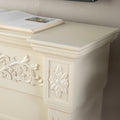 Gracewood Hollow Zitkala Ivory Electric Fireplace