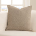 Siscovers Earthy Toss Tan Cotton Polyester Throw Pillow With Removable Sham