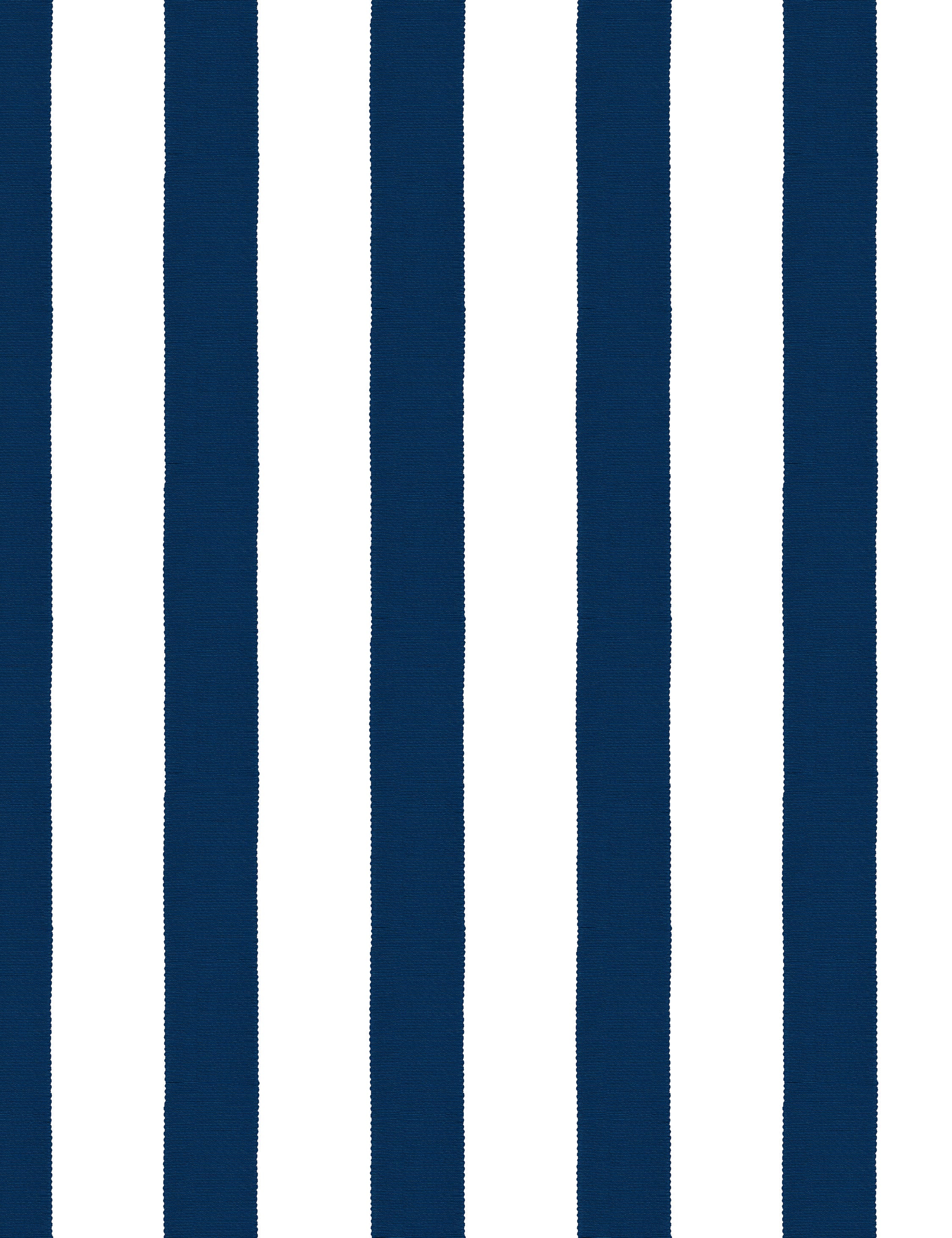 Grosgrain Stripe Peel + Stick Wallpaper by Sarah Jessica Parker, Navy Swatch