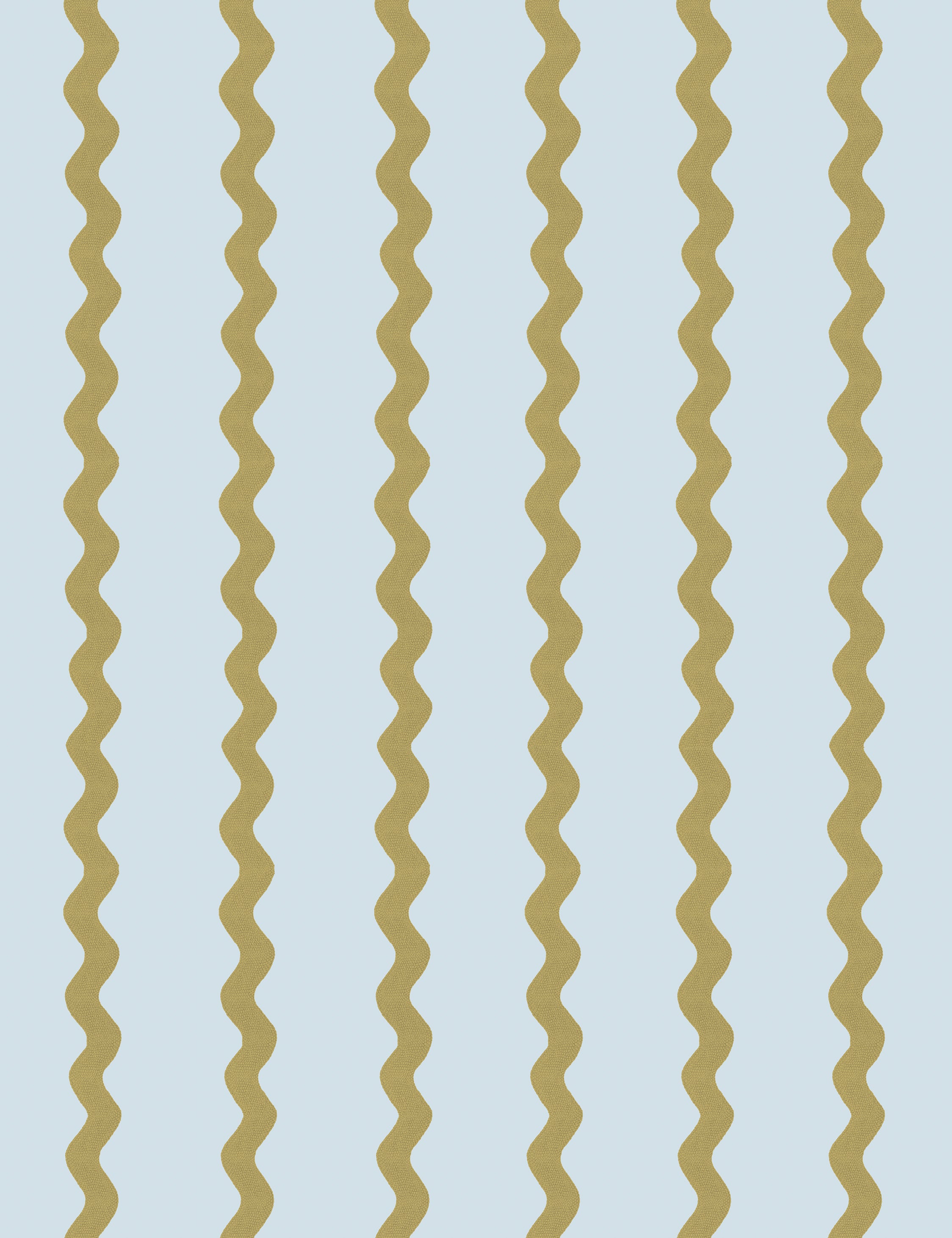 Ric-Rac Stripe Peel + Stick Wallpaper by Sarah Jessica Parker, Morning Dew Olive Swatch