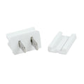 Spt1 Male Plug Snap On Vampire Plugs White Polarized 8 Amp 5 Pack Medium
