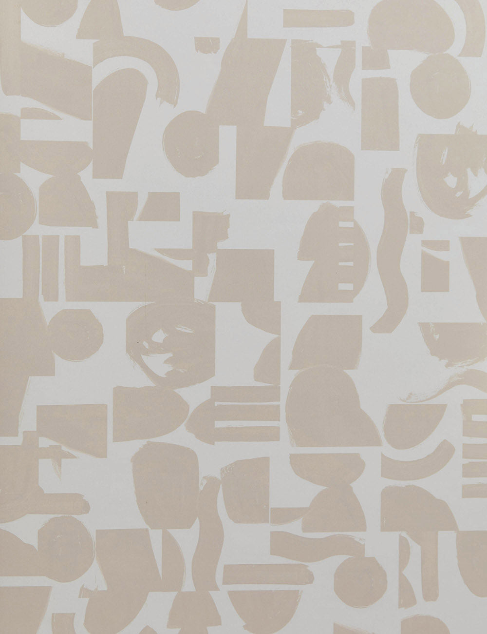 Organic Shapes Taupe