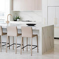 Stan Leather Counter Stool