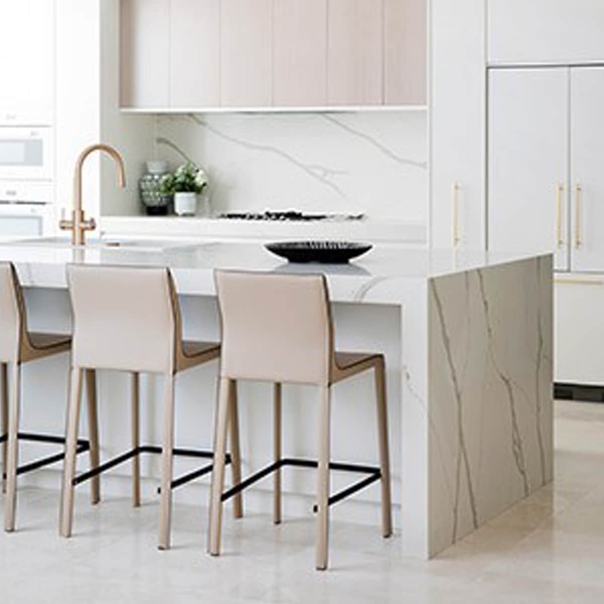 Stan Leather Counter Stool