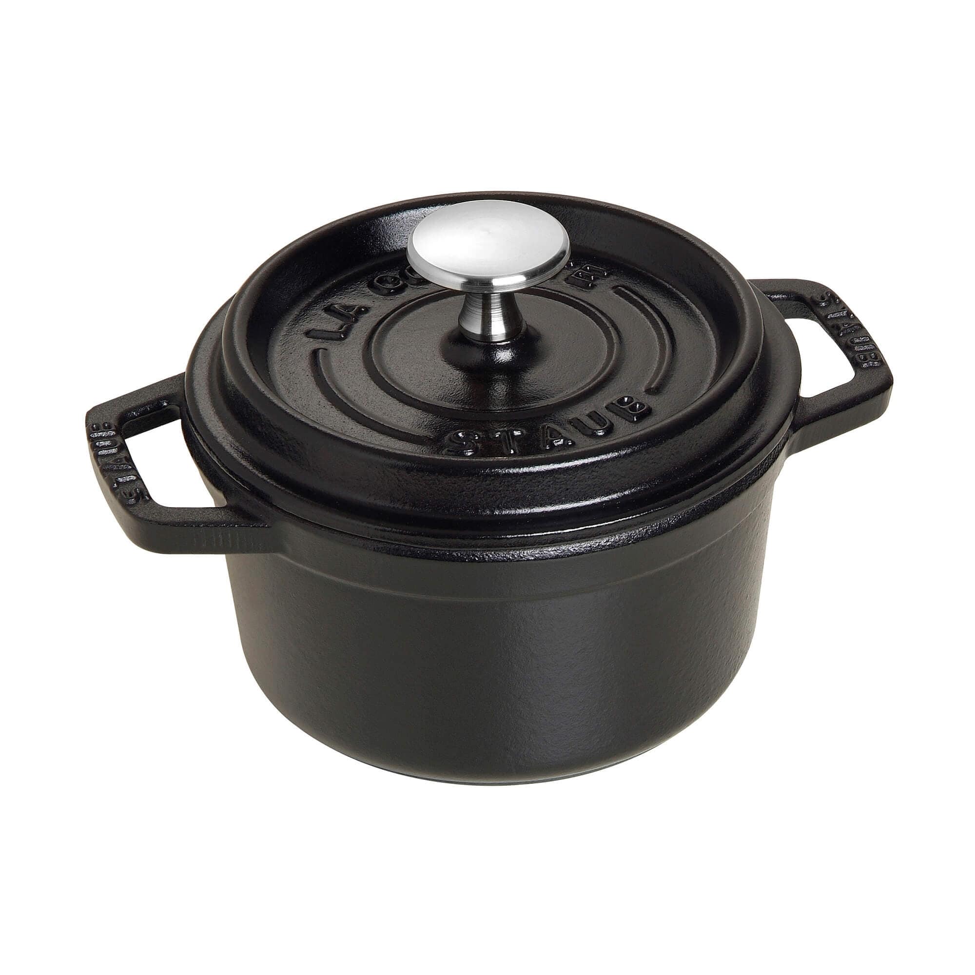 Staub Cast Iron 0.75 Qt Round Cocotte