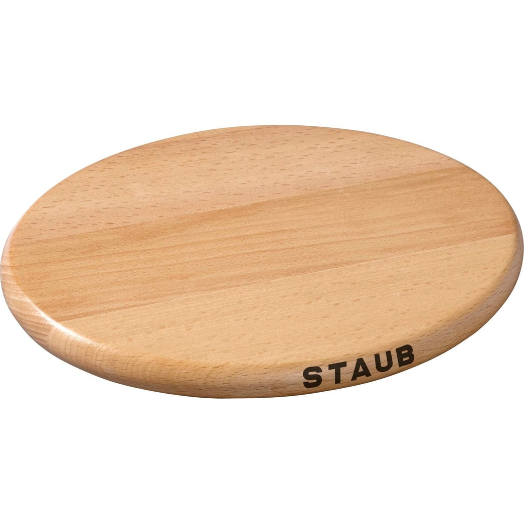 Staub Oval Magnetic Wood Trivet