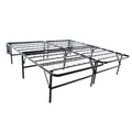 Brookside Full Size Platform Bed Frame And Box Spring In One Foldable Bed Base
