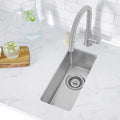 9 L X 17 3 4 W Undermount Or Drop In Stainless Steel Bar Sink 18 Gauge