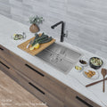 31 Undermount 18G Kitchen Sink With Grid S 402G Valencia 31 X 18 X 9