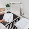 Single Handle Pull Down Stainless Steel Kitchen Faucet K 130S Faucet Height 12 3 8 Spout Height 11
