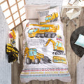 Sussexhome Building White Twin Size Duvet Cover Set